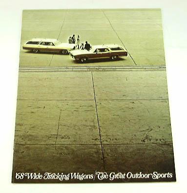 1968 68 pontiac station wagon brochure safari catalina