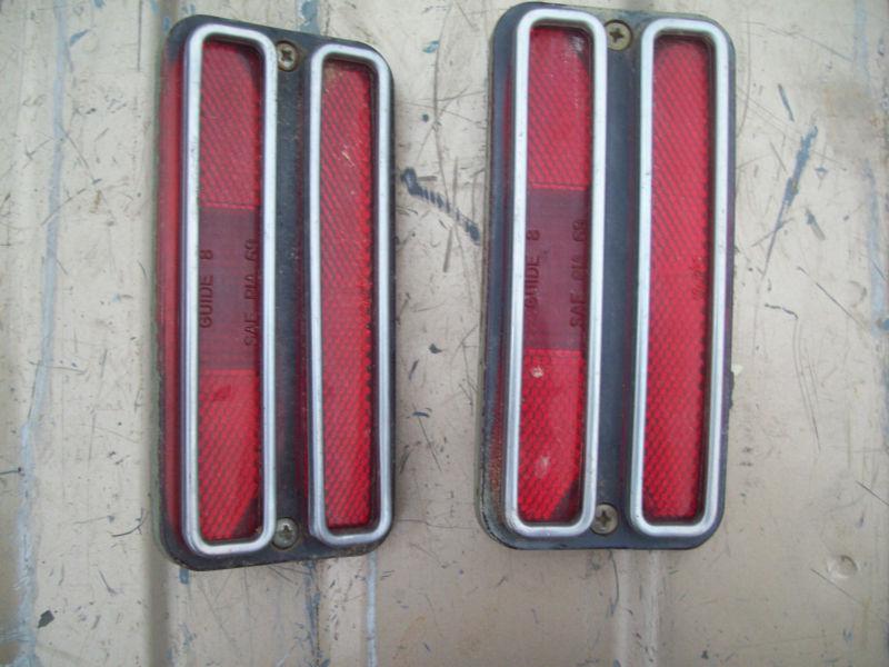 1972 1971 chevy gmc chevrolet  p/u truck rear side markers