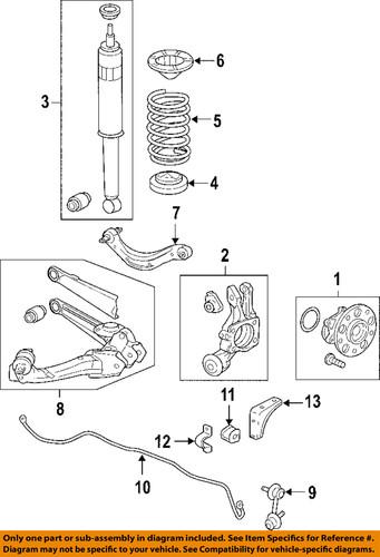 Honda oem 52320-sna-a01 sway bar link/suspension stabilizer bar link