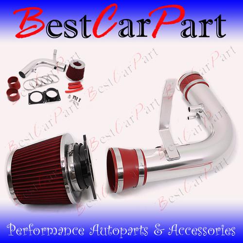 Bcp red 97-03 f150/expedition 4.6 5.4 v8 ram air intake induction kit + filter