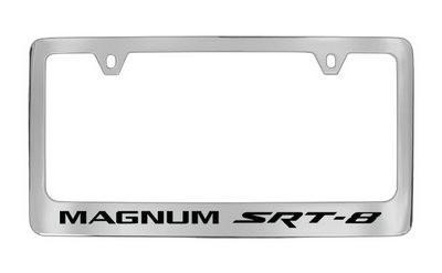 Dodge genuine license frame factory custom accessory for magnum srt-8 style 1