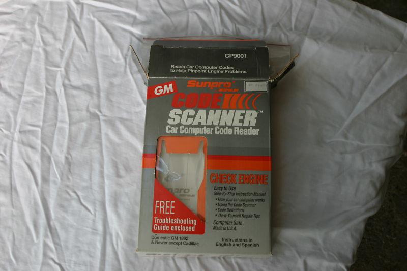Gm sunpro code scanner for gm 1982 & newer - instruction in english and spanish
