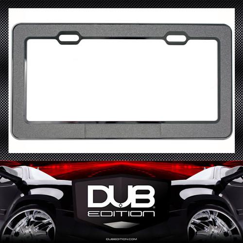 Diamond dust black finish lincense plate frame tc xb corolla xd sienna 4runner