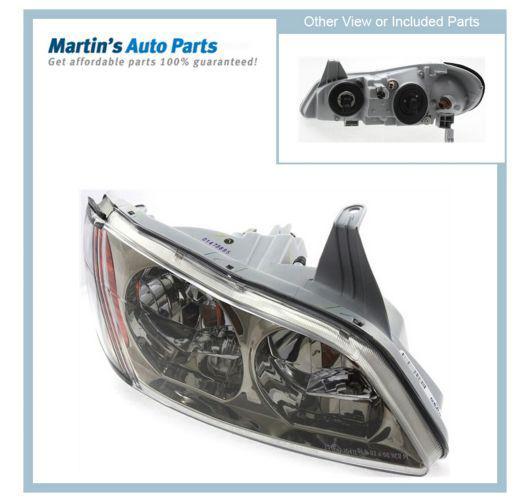 Fo2502204c clear lens new headlight lamp left hand halogen lh driver side