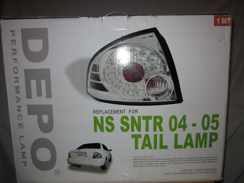  04 05 ns sntr  depo performance replacement tail lamp set right & left rear