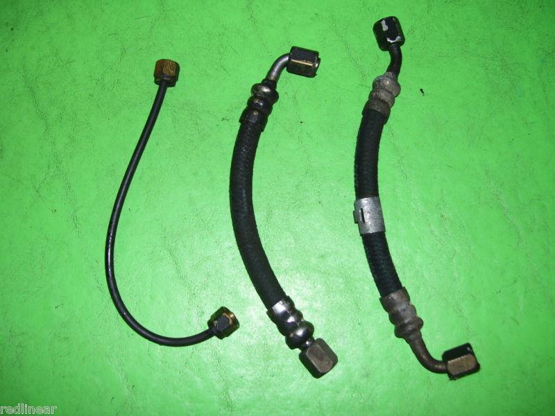 96 dodge ram cummins turbo diesel vacuum pump oil feed line flex hose lines flex