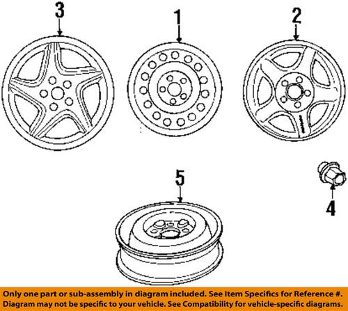 Dodge oem mr761494 wheel-wheel, alloy