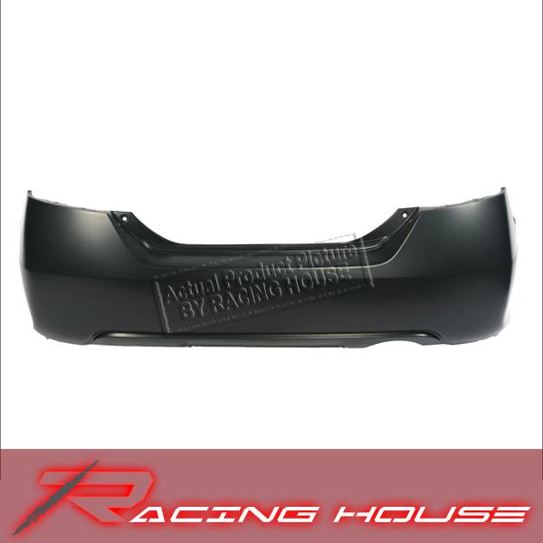 06-09 honda civic 2dr coupe dx/lx/ex/si non primered plastic rear bumper cover