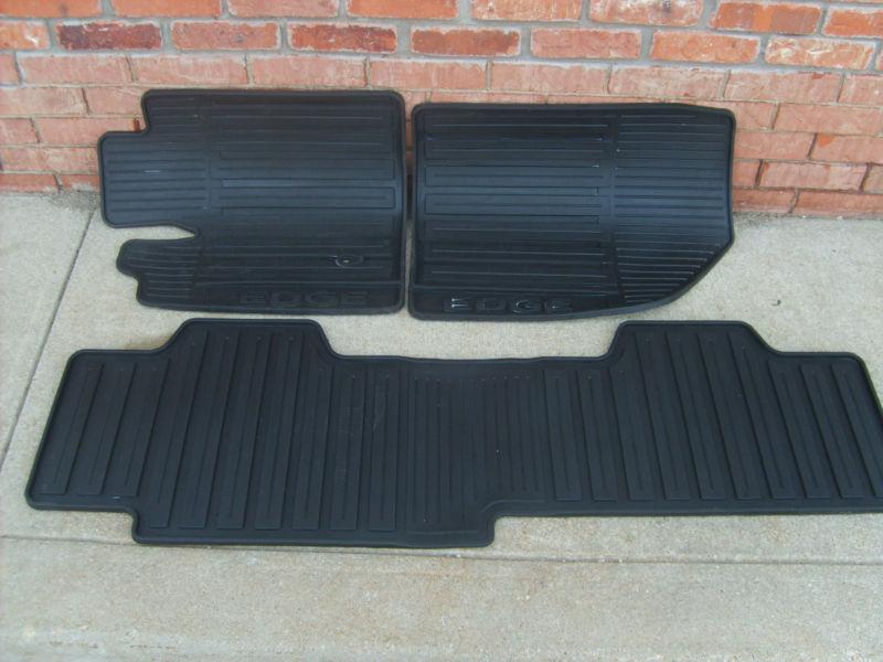 2007 2008 2009 2010 ford edge oem black floor mats