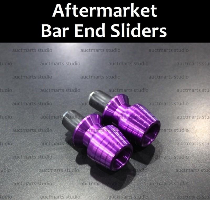 Fit universal yamaha yzf r1 r6 bar end sliders protect st4 purple d