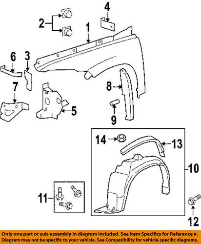 Chevrolet gm oem 22714185 fender-mount panel