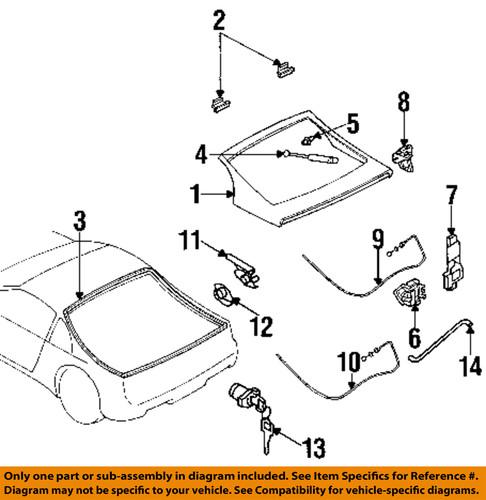 Nissan oem k045631s00 lift gate-ball stud