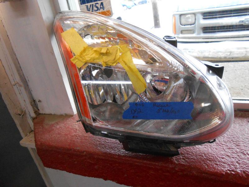 Nissan rogue right halogen headlight lamp 2009 2010 passenger