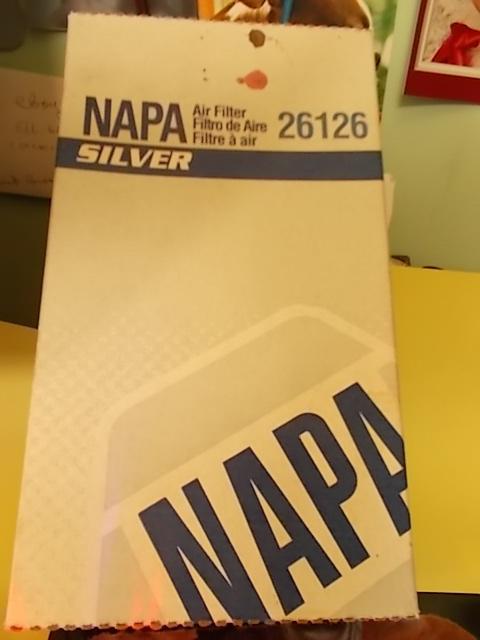 Napa silver air filter # 26126