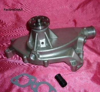 Water pump chevy bb satin short high volume  *new*