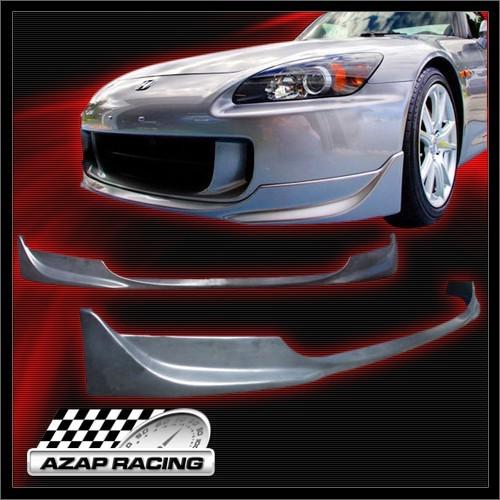 04-09 oe factory style black pu front bumper lip spoiler for honda s2000 ap2