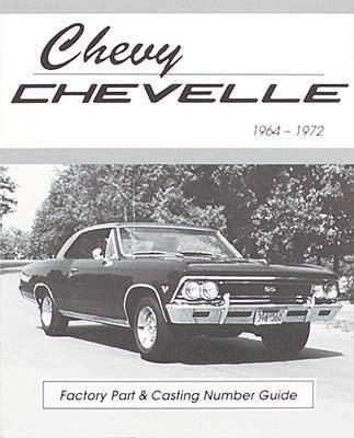 Msa-1 2411 book chevrolet chevelle factory numbers guide