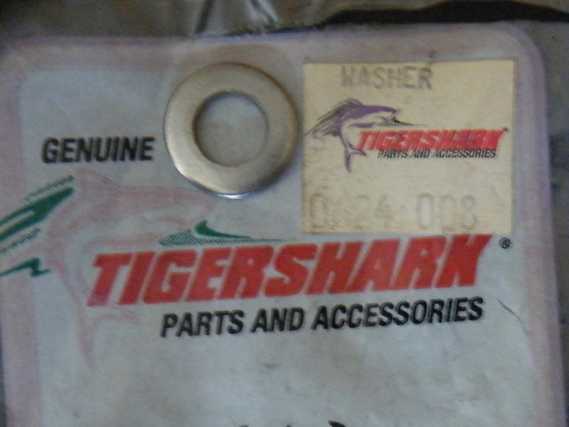 Nos tigershark arctic cat flat washer 1995 10mm 0624-009