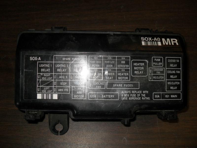 Oem 00 honda odyssey fuse box under hood