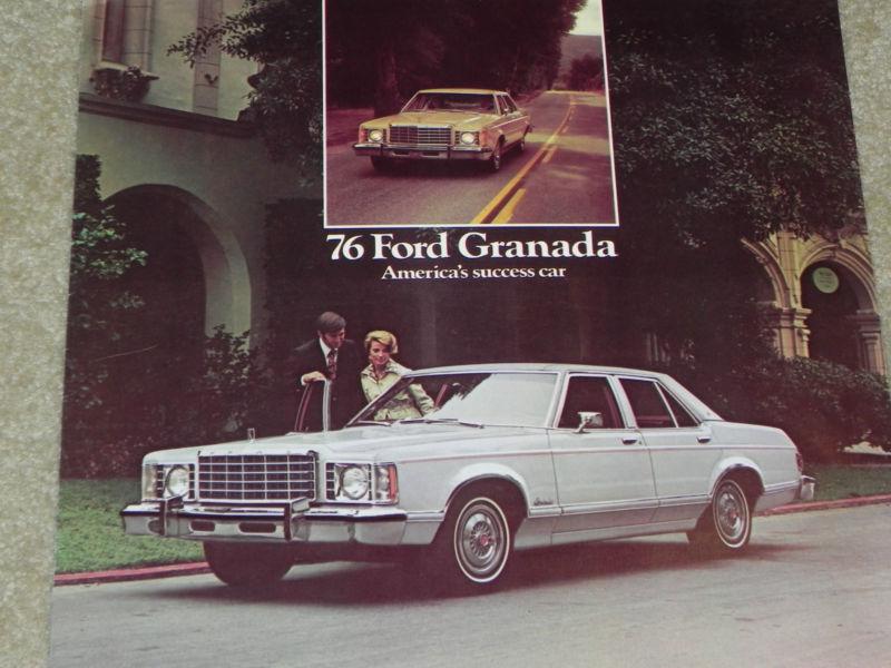 1976 ford granada nos dealer sales brochure from my dealership.  original. 