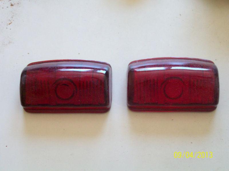 A pair of nos tail lens  for a 1946-1948 plymouth  