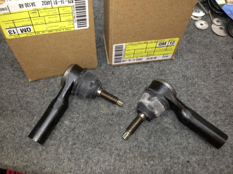 Pair - motorcraft meoe-77 tie rod-steering tie rod end