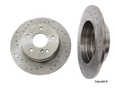 Wd express 405 33062 937 rear brake rotor/disc-zimmermann sport disc brake rotor