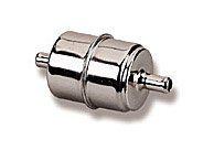 Holley 162-523 chrome inline fuel filter