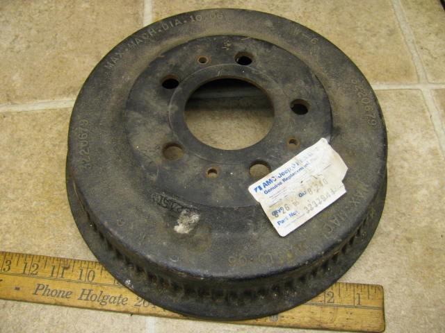 Nos amc jeep 10" brake drum 3237948 3220679