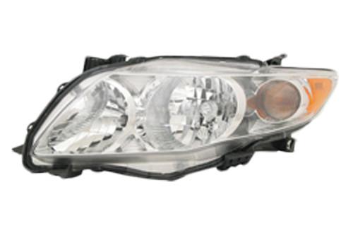 Tyc 20-6994-00-1 - 2009 toyota corolla left replacement headlight assembly