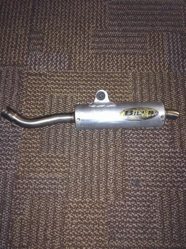 Rm250 bills pipe silencer slip on