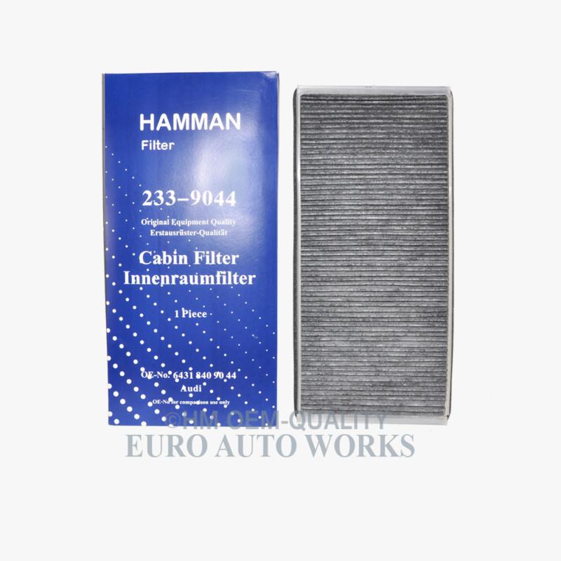 Bmw a/c cabin air filter charcoal oem-quality hm 6431 409044