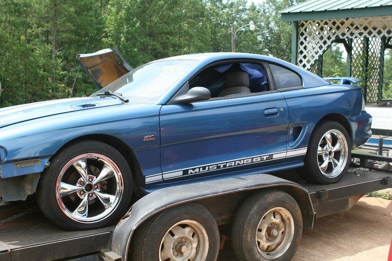 94 mustang gt 5.0 ho parts car in alabama grey interior