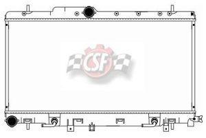 Csf 3355 radiator-1 row plastic tank aluminum core radiator