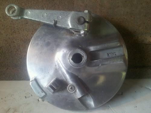 1991 honda cb250 nighthawk - front brake drum w/ good shoes- great shape!!