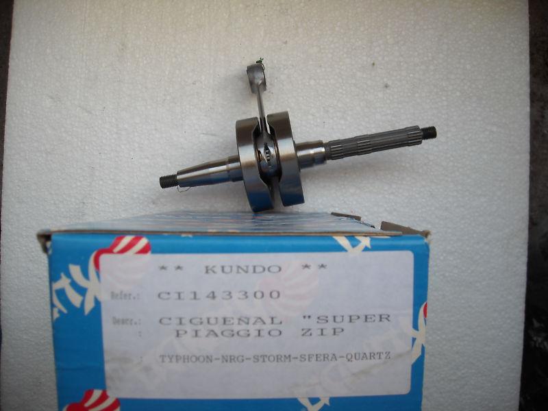 Kundo racing crankshaft of scooter piaggio typhoon-nrg, kundo ref: ci143300, nos