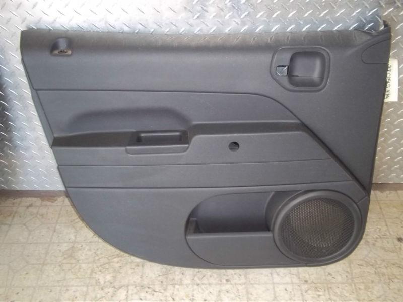 09 10 jeep patriot left driver side front manual window oem door trim  panel