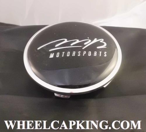 Mb motorsports black custom wheel center cap caps set of 1, # bc-424