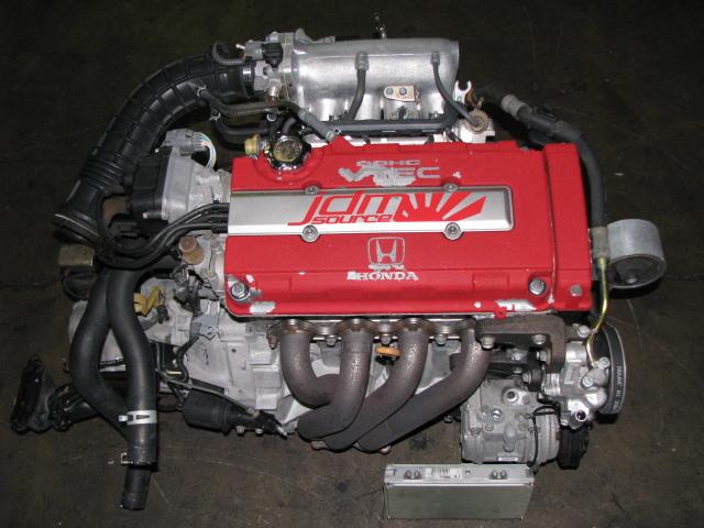 Jdm honda b18c engine type r  dohc vtec lsd header b18c5 integra civic