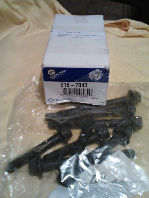 Ford taurus sable tbird 3.8 232 head bolts 216-7043