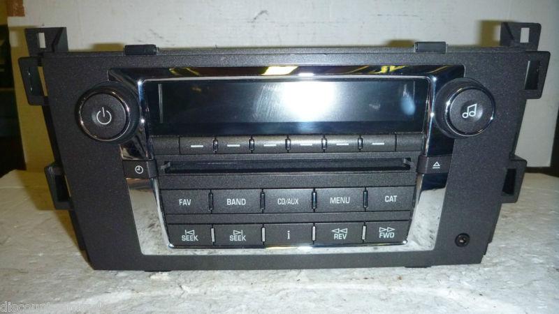 07-09 cadillac srx dts radio cd mp3 player 25818943 factory *