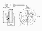 Tyc 630010 radiator fan motor