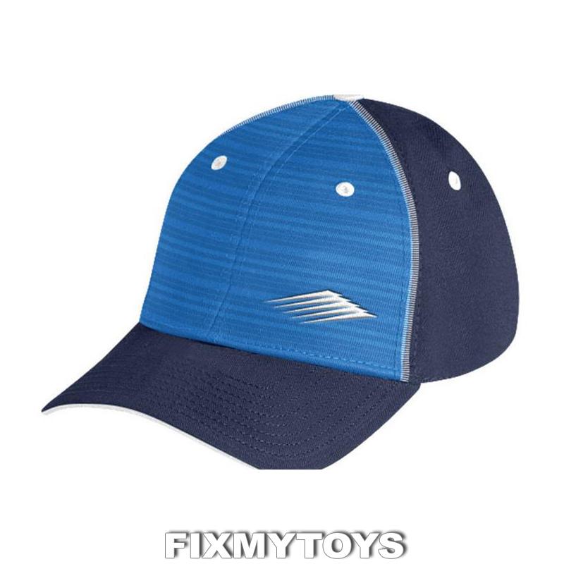 Oem polaris youth rzr flint creek blue & white baseball cap one size fits most