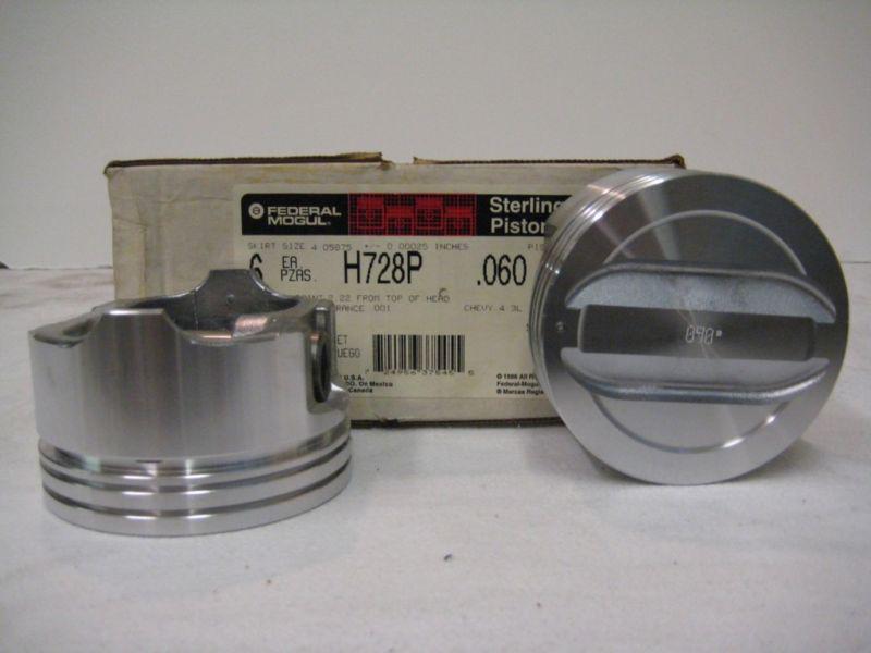 G.m. 4.3 federal mogul pistons (hypereutectic) .060 os