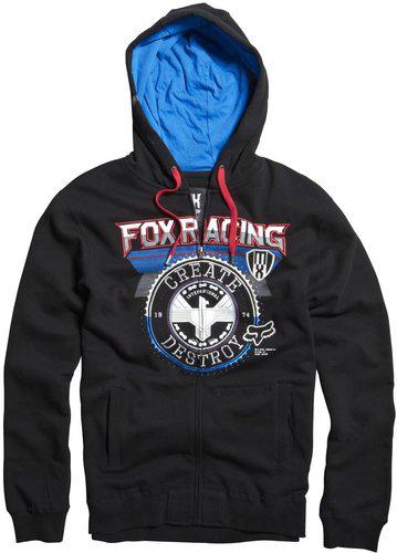 Fox racing mens infinite speed zip hoody 2013