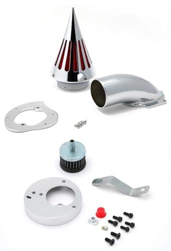 Chrome spike air cleaner intake filter for honda vtx 1300 all years