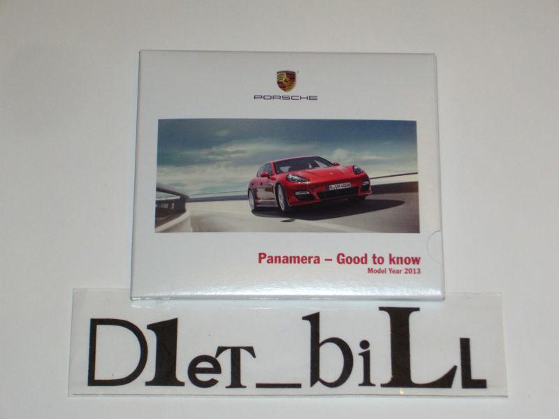 Oem & new model year 2013 porsche panamera good to know dvd