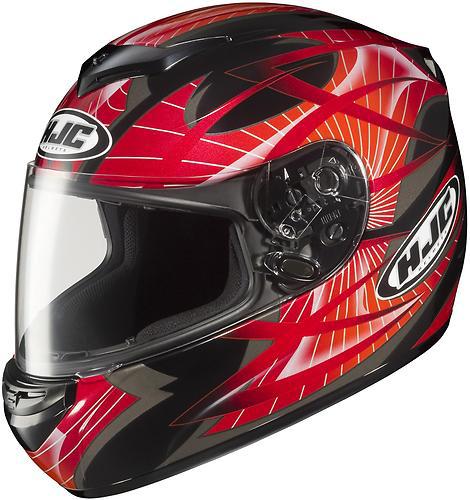 New hjc cs-r2 storm full-face adult helmet, mc-1/red/black/white, 2xl/xxl