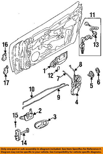 Mopar oem 5175331aa outside door handle-handle, outside