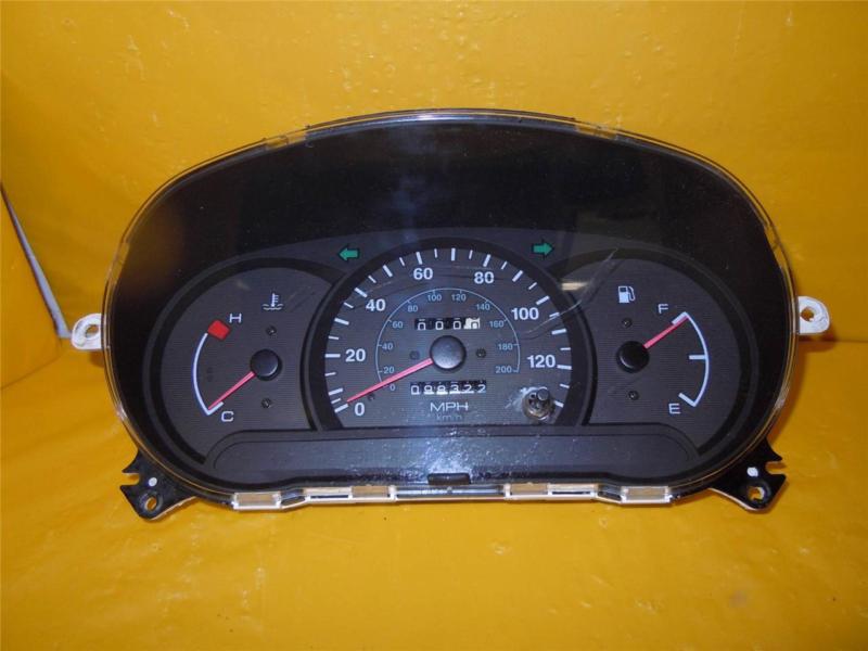 00 01 02 accent speedometer instrument cluster dash panel gauges 98,322